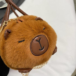 Túi đeo chéo mini chuột lang Capybara đáng yêu