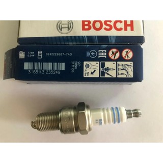 Bugi Chevrolet Captiva 2.4; Spark (2010+); Daewoo Lanos 1.5 giắc 21 chân ngắn chính hãng Bosch F6TC (0242229687)