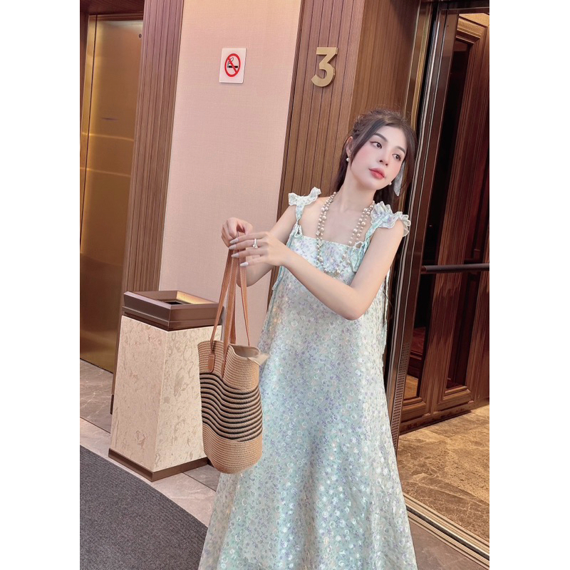 ĐẦM MAXI HOA 2S CÁNH TIÊN