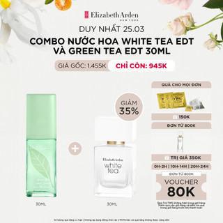 COMBO 2 Nước hoa Nữ Elizabeth Arden Green Tea + White Tea EDT 30ml