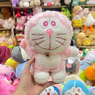 Gấu bông Doreamon, doreamon hồng, doreamon cos thỏ
