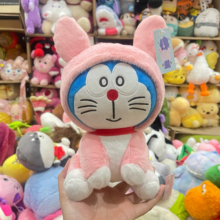 Gấu bông Doreamon, doreamon hồng, doreamon cos thỏ