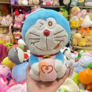 Gấu bông Doreamon, doreamon hồng, doreamon cos thỏ