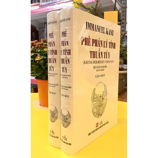 Sách - Phê Phán Lý Tính Thuần Túy (Trọn Bộ 2 Tập, Bìa Cứng)