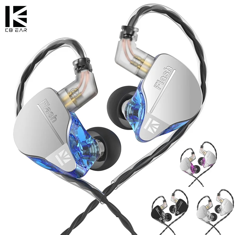 Tai nghe Hybrid KBEAR FLASH, Âm thanh chi tiết, thiết kế đẹp