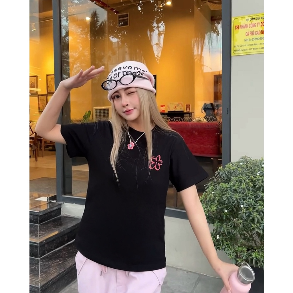 Áo Babytee Gimme - Form Nữ - Hình In Pet Hoa - Premium Cotton 250gsm 2 Chiều - GMB18 | BigBuy360 - bigbuy360.vn