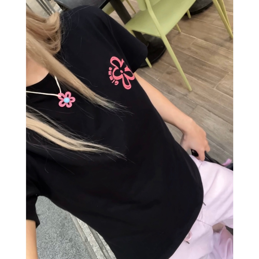 Áo Babytee Gimme - Form Nữ - Hình In Pet Hoa - Premium Cotton 250gsm 2 Chiều - GMB18 | BigBuy360 - bigbuy360.vn