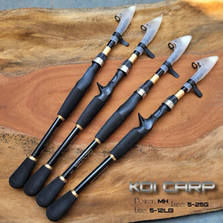 Cần Câu Lure rút gọn 50cm Koi Carp nhỏ gọn tiện mang theo bên mình