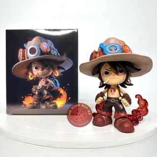 Mô hình ace ai chibi bản q 15cm one piece