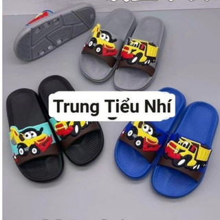 Dép lê siêu nhẹ hình máy xúc cho bé