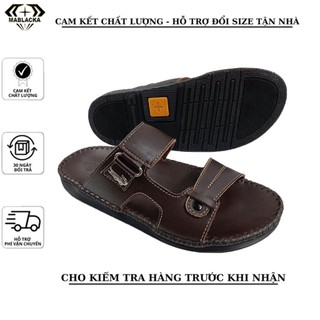 Dép da nam Thiên Ân thời trang cao cấp D72