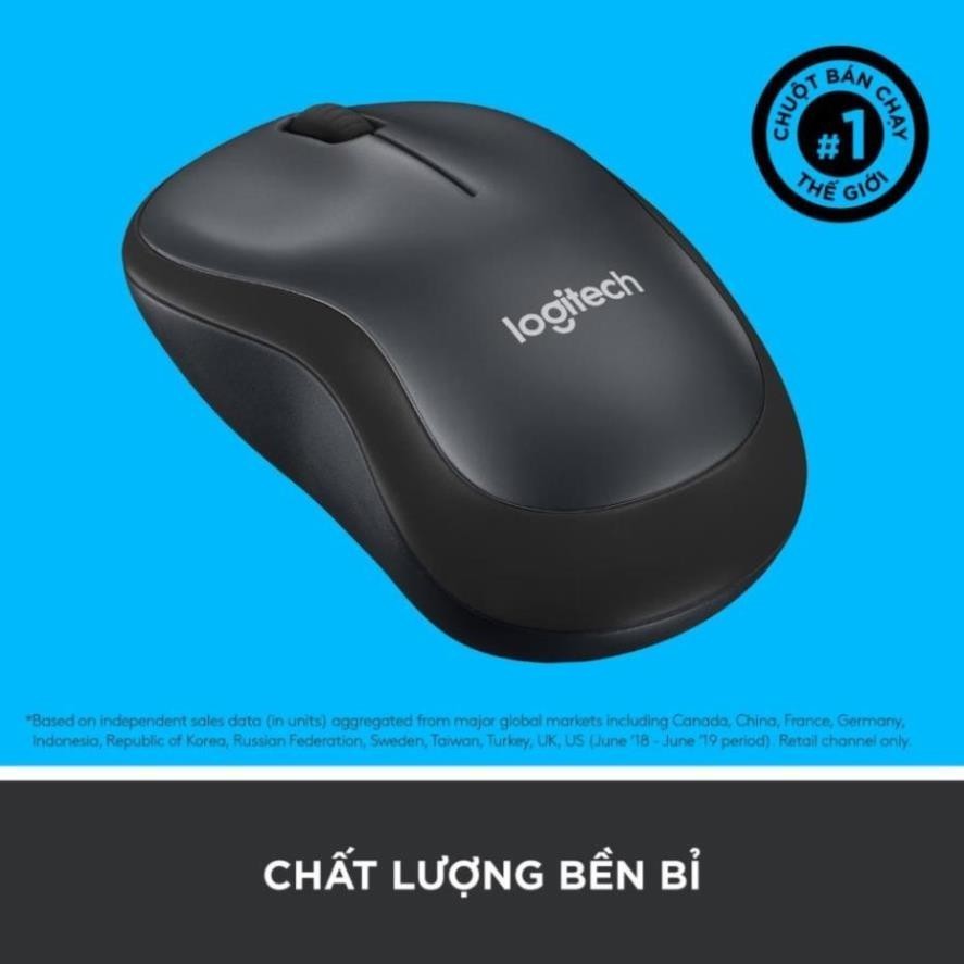 Chuột Không Dây Logitech Silent M220  phù hợp cho PC/ Laptop Giảm 90% Tiếng Ồn Bảo Hành Đổi Mới | M220 | BigBuy360 - bigbuy360.vn