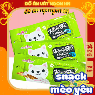 Que cay snack mèo yêu cá hằng đại ăn vặt cổng trường giá rẻ