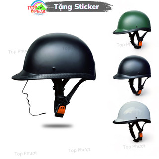 Mũ bảo hiểm lưỡi trai nửa đầu Đua Ngựa nhẹ nhàng thời trang đi trong phố
