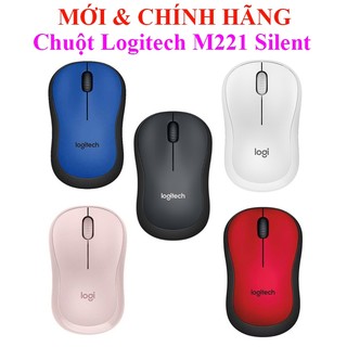 Chuột không dây logitech m221 silent | khoảng cách sử dụng lên đến 10m | thiết kế nhỏ gọn | bền bỉ, b175