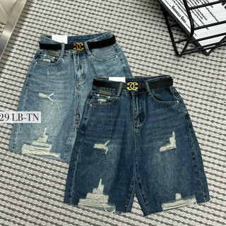 Quần jean Ngố rách kèm đai siêu xinh hàng QCL1 - Anna.Store