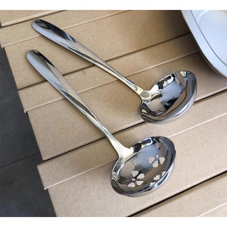 Muôi canh,muôi thủng inox cán dài