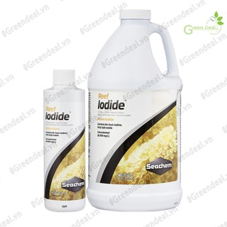 [Tem Sicavi] SEACHEM - Reef Iodide (Chai 250 ml) | Bổ sung Kali Iodua cho san hô cá biển
