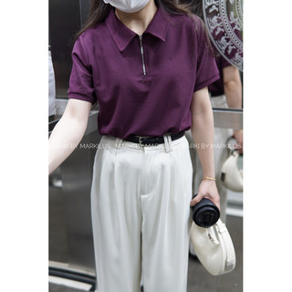 MARKI/ ÁO POLO BASIC KHOÁ KÉO CỘC TAY A397