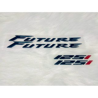 Bộ 2 tem chữ future 2012-2017 nổi cứng cho xe honda future 1 / future2 / future 125i / future neo / future neo gt