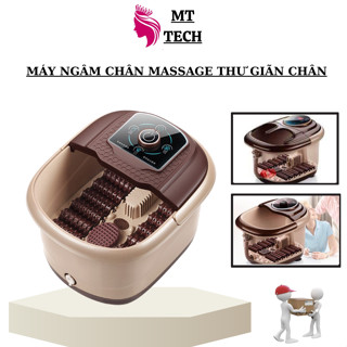 Máy Ngâm Chân Massage Thư Giãn | Bồn Ngâm Tự Làm Nóng Nước Có Sục Khí.Có Đèn Hồng Ngoại