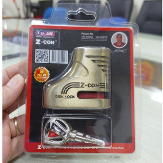 Ổ khóa đĩa xe máy chống trộm có lưỡi gà z- con và lead