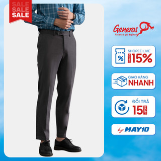 Quần âu nam GENEROS 020122450MF LD003 quần tây nam basic co giãn nhẹ lịch lãm