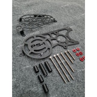 Ốp Bảo Vệ Lốc Máy Cho Yamaha PG-1 , Ốp 2 bên bảo vệ thân máy cho xe Yamaha pg1 tặng phụ kiện Khâu , Ốc