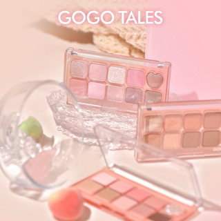 Phấn mắt Gogo Tales 10 ô Sweet Misty trang điểm mắt long lanh chính hãng
