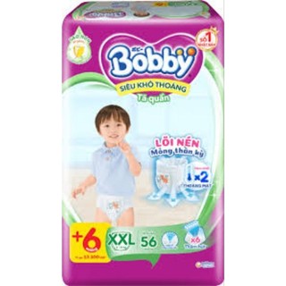 Tã quần bobby m76, l68, xl62, xxl56 miếng