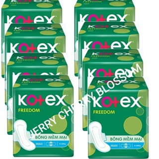  Combo 8 gói băng vệ sinh Kotex Freedom maxi cánh ko cánh 8 miếng gói  giá mới  