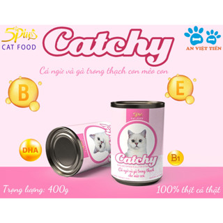 [HOẢ TỐC] Pate Catchy Lon 400g Dành Cho Mèo Mọi Lứa Tuổi