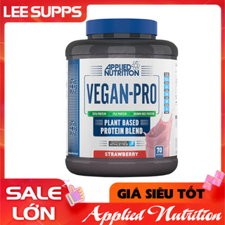 Whey thực vật VEGAN PRO 70 lần dùng Applied Nutrition vị Dâu - Whey tăng cơ thuần chay