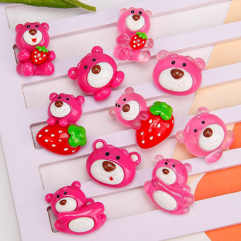 Charm / Smile 3D Gấu Dâu Lotso