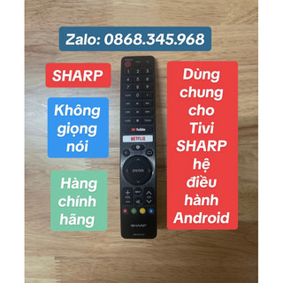 Remote điều khiển Tivi Sharp không giọng nói