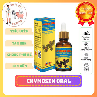 Tiêu viêm, chống phù nề, tan máu bầm gà đá - chymosin oral