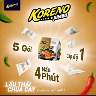 Mì jumbo Koreno lẩu thái cay 7 cấp độ 100gr × 5 gói