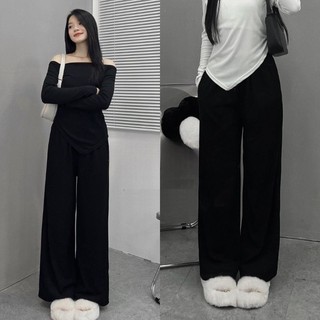 Quần ống rộng tăm lạnh dài 90cm,mix đồ siêu xinh