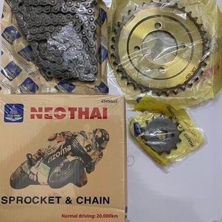 Nhông Sên Dĩa - Nhông xích Neo Thái Dream/wave rs/ju,si các loại.