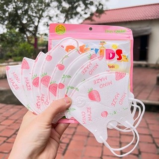 Khẩu Trang 5D Trẻ Em Duy Quân dành cho bé từ 1-5 tuổi (thùng 100 cái)