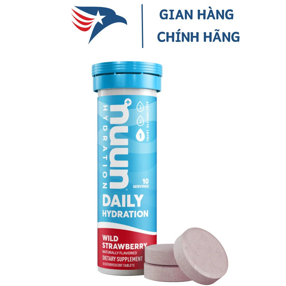 Viên sủi điện giải tốt nhất thế giới Forbes bình chọn : "NUUN Daily" Hydration