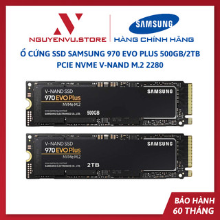 Ổ cứng ssd samsung 970 evo plus 500gb/2tb pcie nvme v-nand m.2 2280 - hàng chính hãng