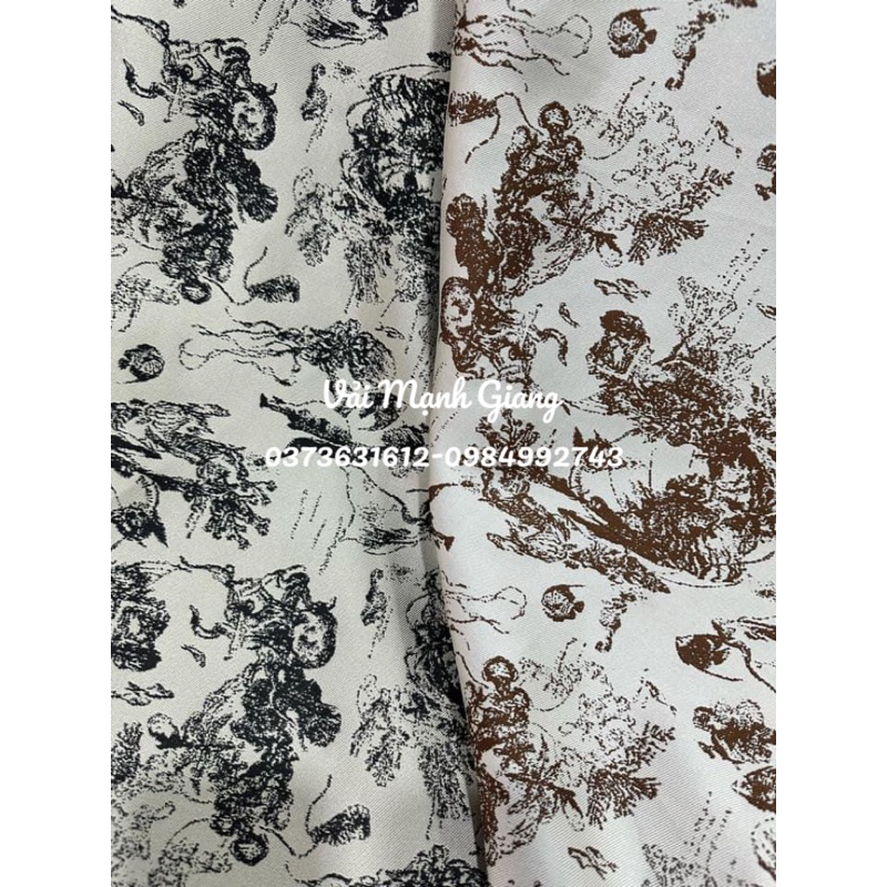 Tafta hoạ tiết D.i.or