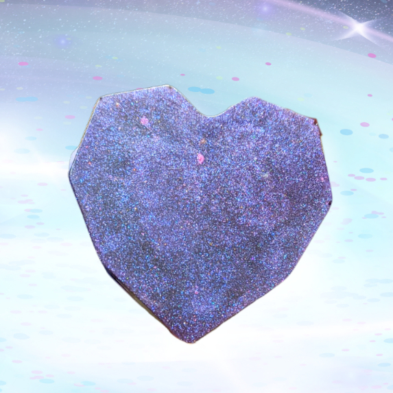 Trái tim resin dải ngân hà milky way