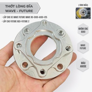 Thớt lòng đĩa 4 lỗ lõm lên 4 lỗ bằng Wave/Future chất liệu nhôm CNC nguyên khối không rỉ sét dể dàng lắp đặt