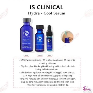 Serum B5 HA cấp nước phục hồi da IS Clinical Hydra Cool 30/60ml Hydracool