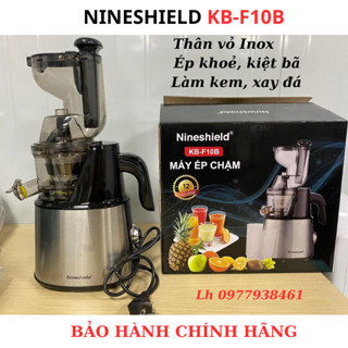 Máy ép chậm hoa quả Nineshield KB F10B công suất lớn, Máy ép trái cây tốc độ chậm KB-F8B/KB-F8S - Hàng chính hãng