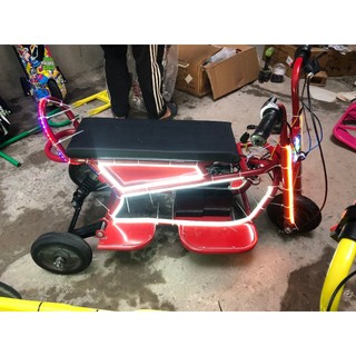Xe Drift Chế Tay Lái Cao, có tiến lùi, giảm sóc, tải 150kg, Xe-10