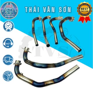 Cổ pô inox 304, cổ pô titan wave, dream, si, Winner, ex titan 7 màu dành cho các dòng xe