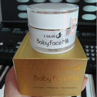 Kem baby face milk cấy trắng mặt Đan thy face sữa căng bóng